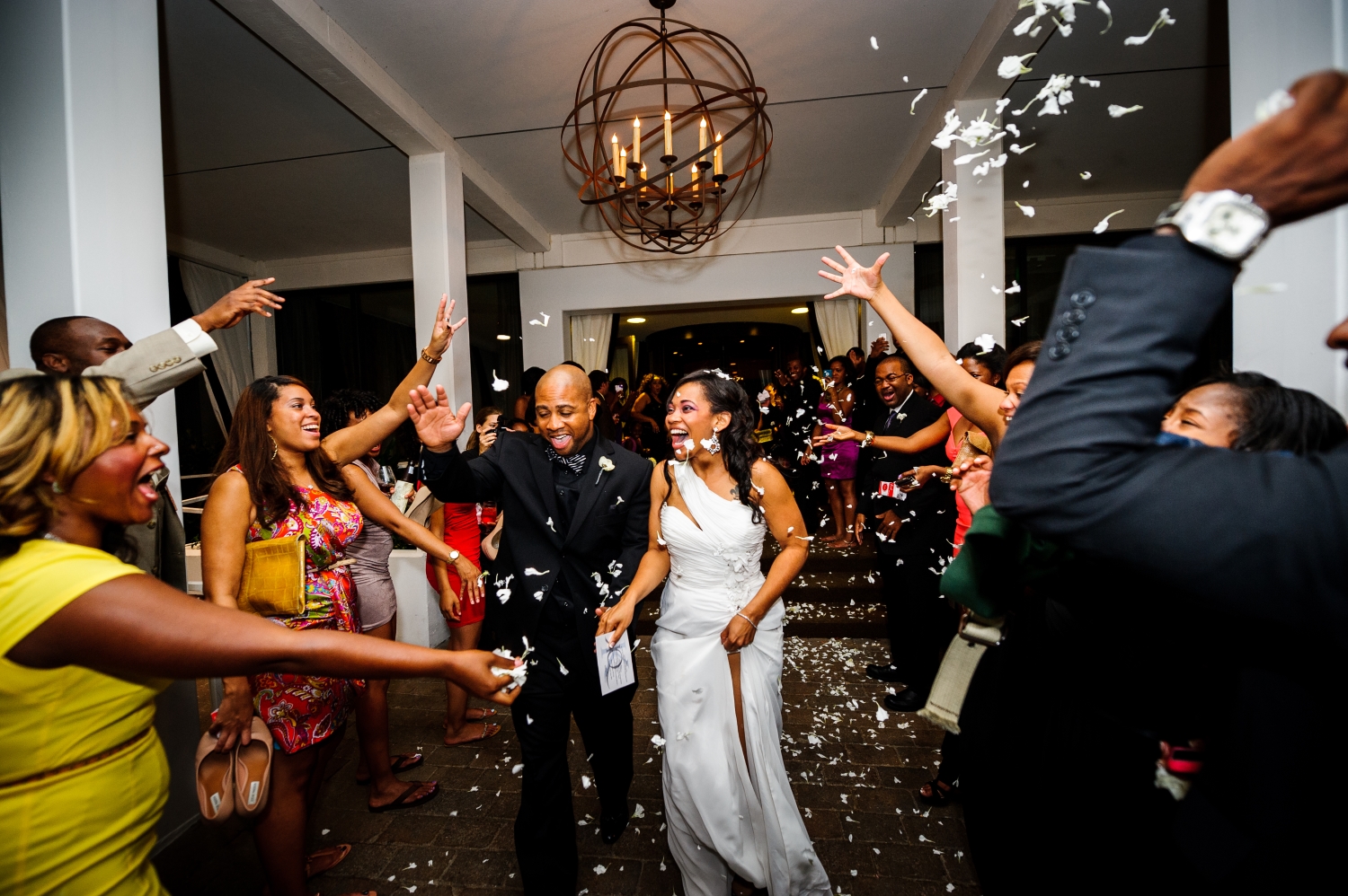 Bride and Groom Getaway