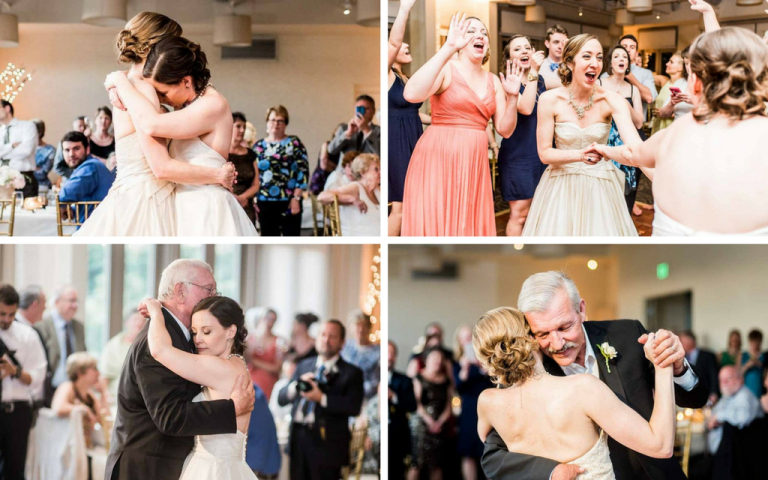 Proximity Hotel Wedding - Sarah and Catherine dancing