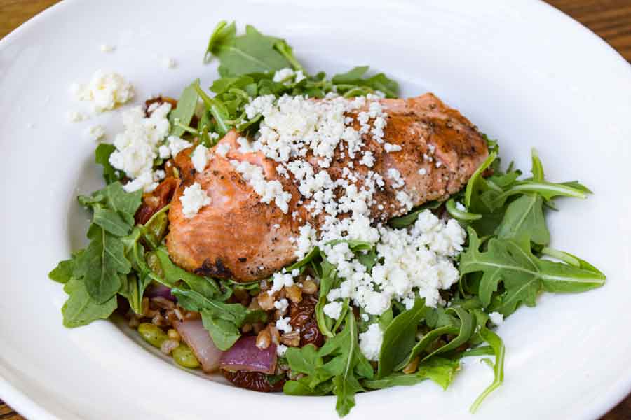 Grilled Salmon Farro Grilled Salmon Farro