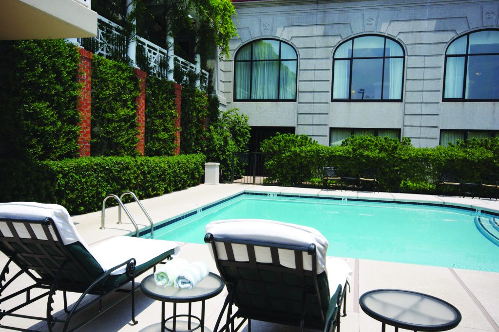 O.Henry Hotel Pool with lounge chairs