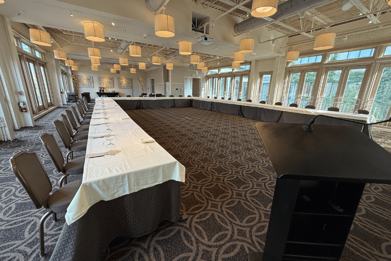 Business Meeting in Weaver Business Meeting in our Weaver Room