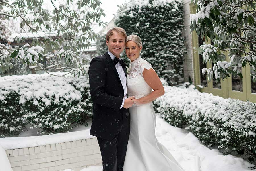 Katie & Sam | Photo by Griffin Davis Photography January 31 Wedding in Greensboro